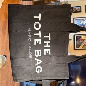 Marc Jacobs Black Canvas Tote